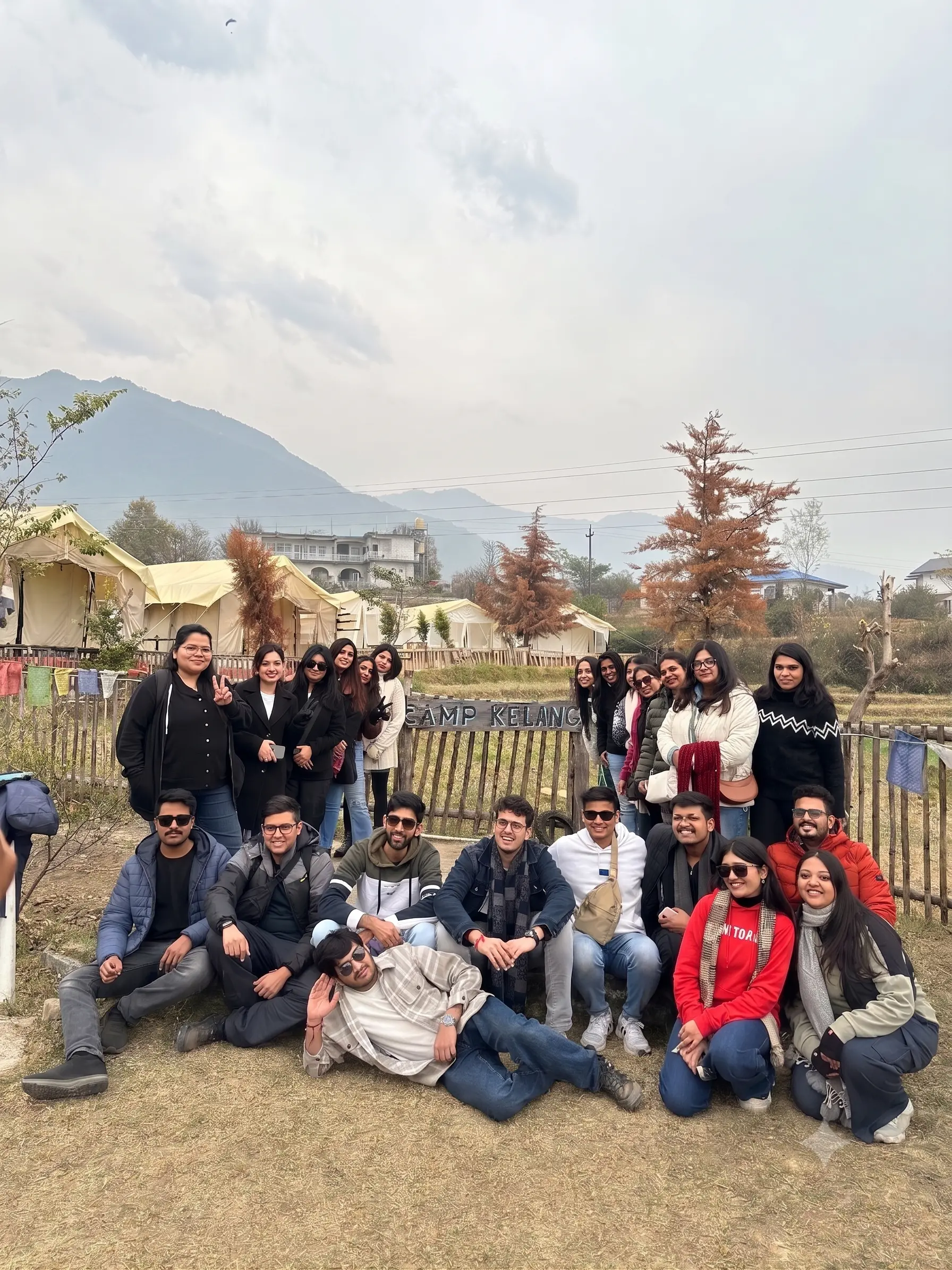 Camp Kelang luxury tents with Himalayan mountain views
